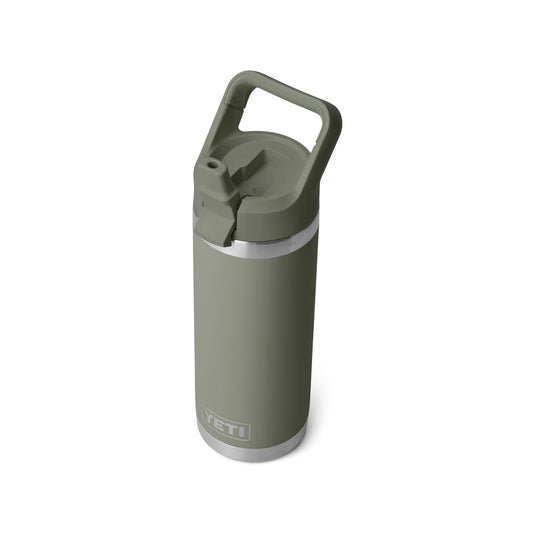 Rambler® 18 oz (532 ml) Bottle with Straw Cap - Pampa Green