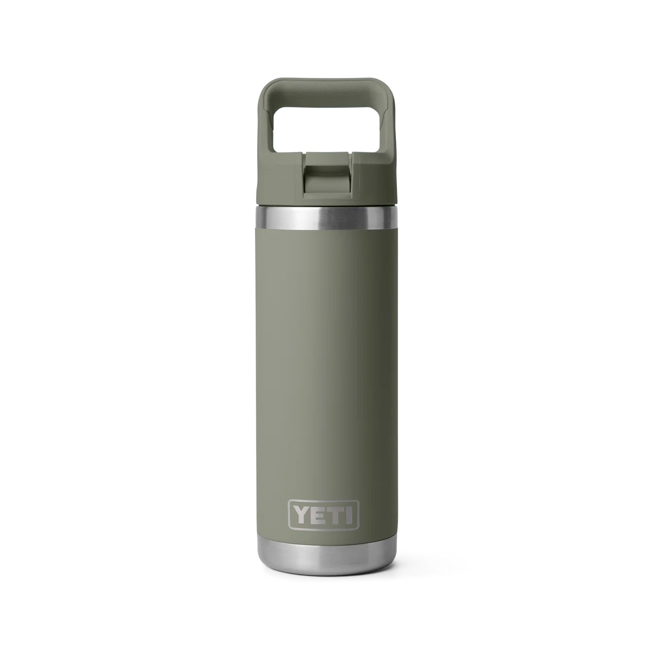 Rambler® 18 oz (532 ml) Bottle with Straw Cap - Pampa Green