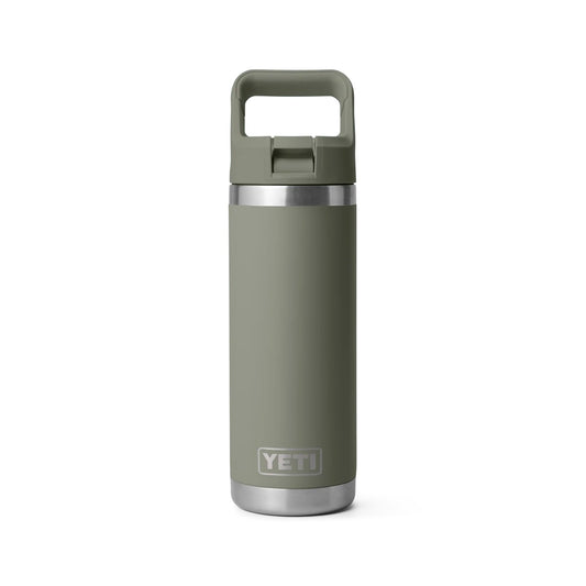 Rambler® 18 oz (532 ml) Bottle with Straw Cap - Pampa Green