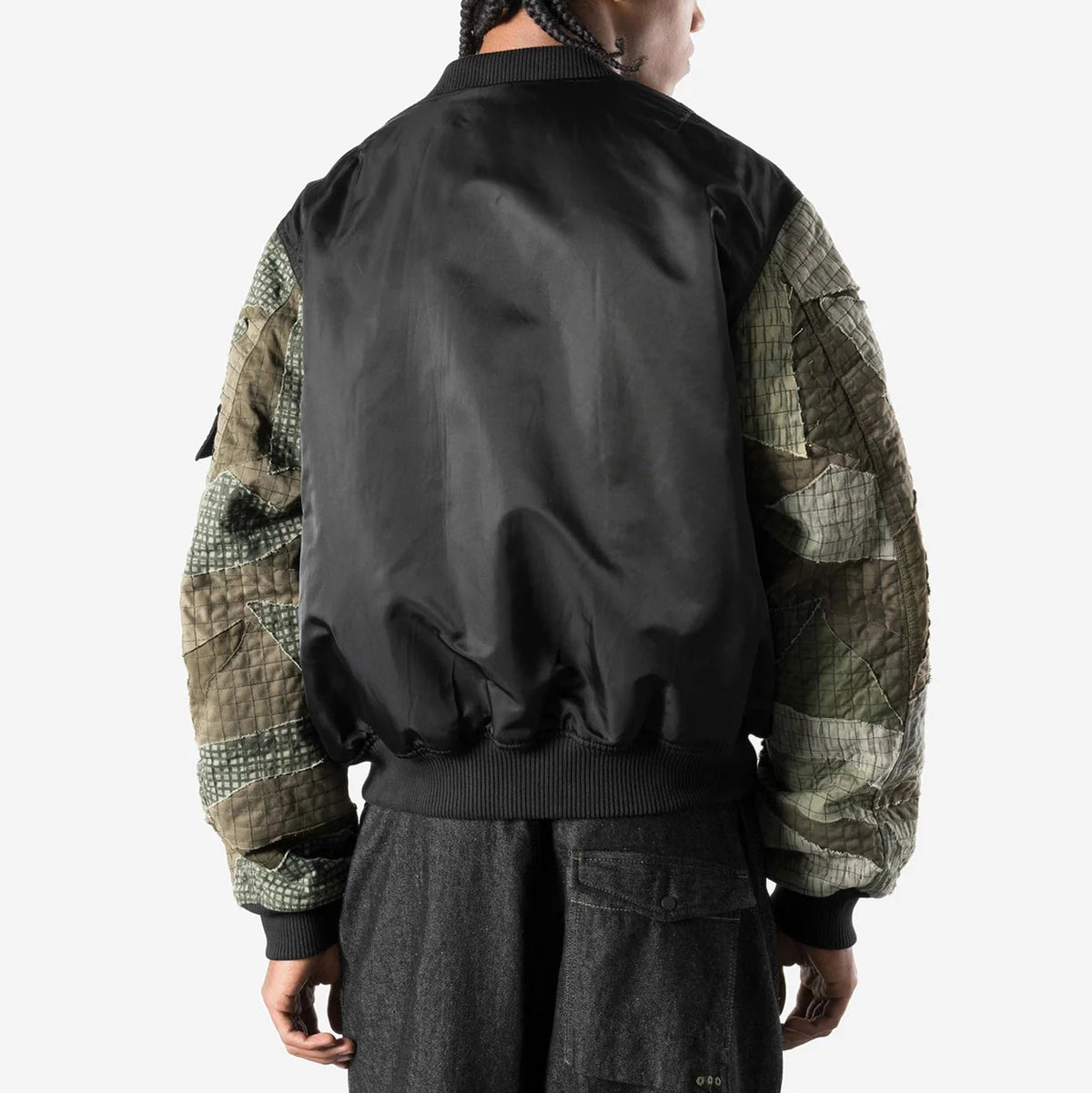 7183 M.A.F MA1 Flight Jacket - Black