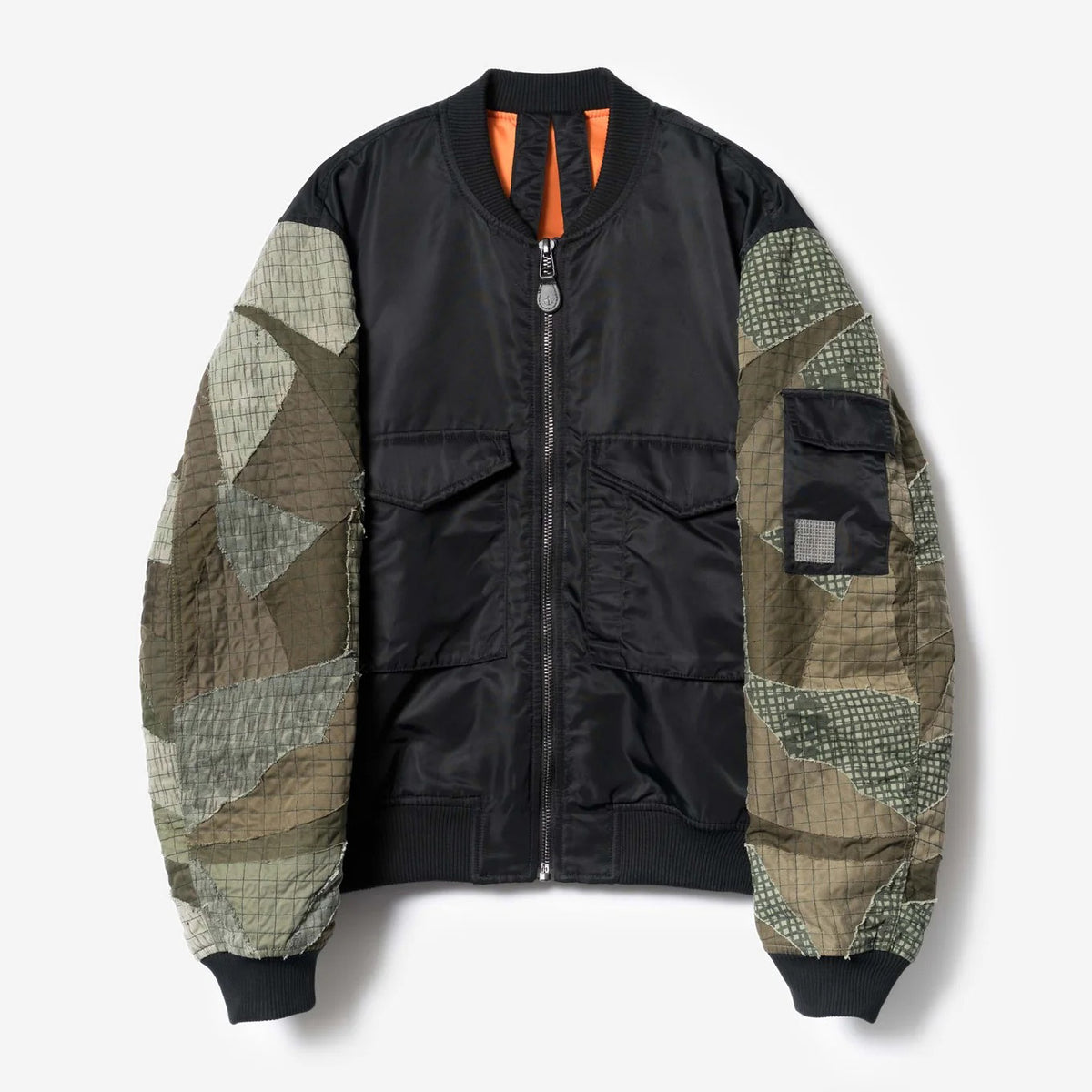 7183 M.A.F MA1 Flight Jacket - Black