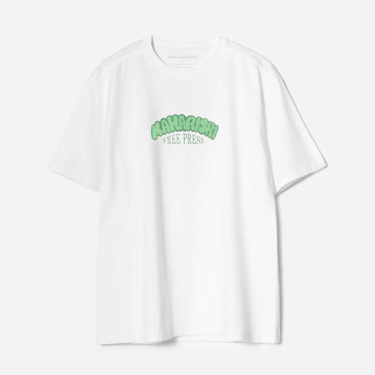 7261 Peace & Love Press T-Shirt - White