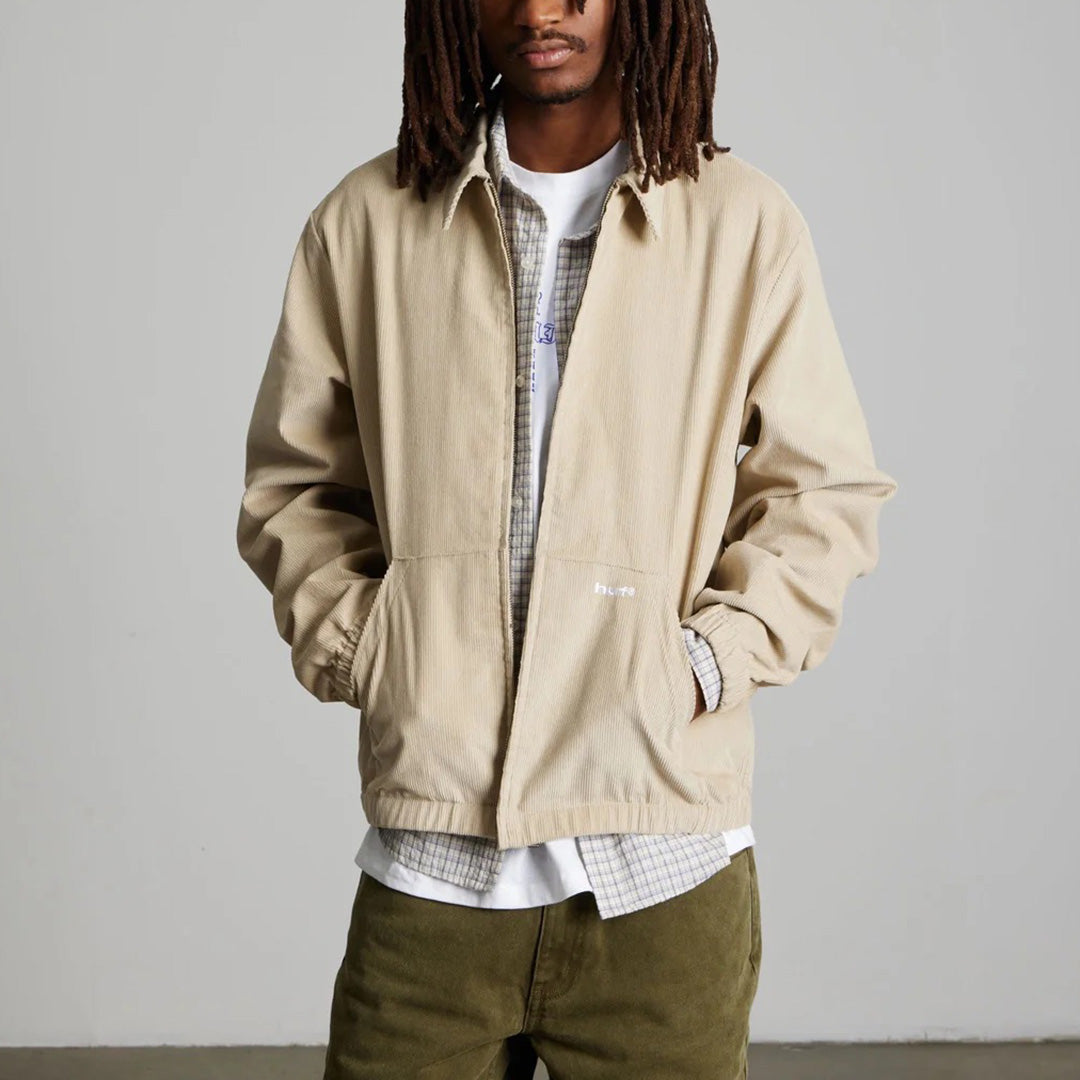 89 Corduroy Jacket - Tan/White