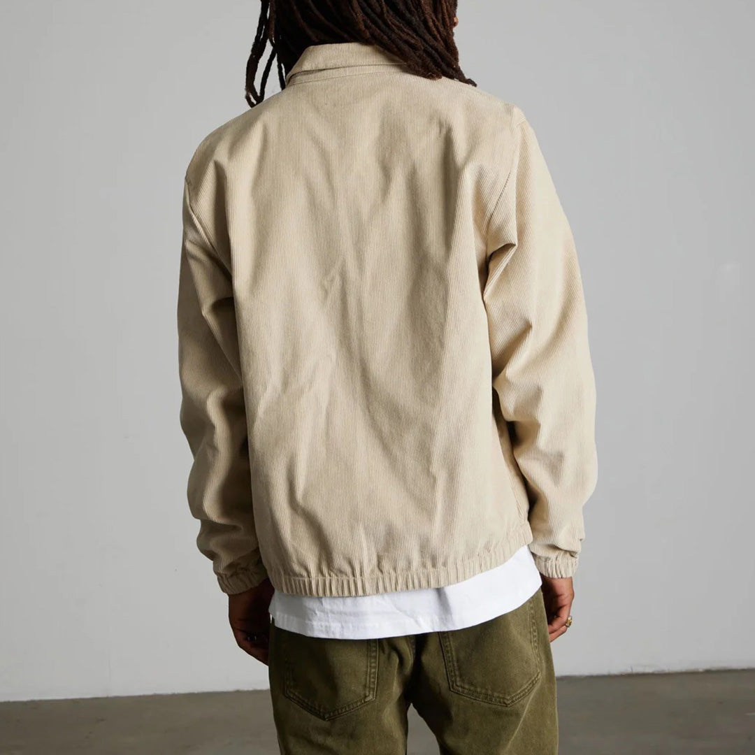 89 Corduroy Jacket - Tan/White