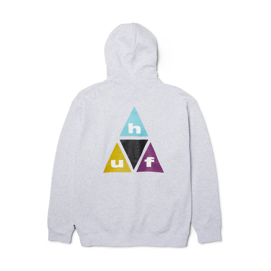 Prism Triple Triangle Pullover Hoodie - Heather Grey