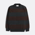 Combin Striped Knit - Grey / Brown