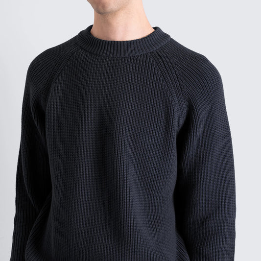 Herbert Raglan Knit - Navy