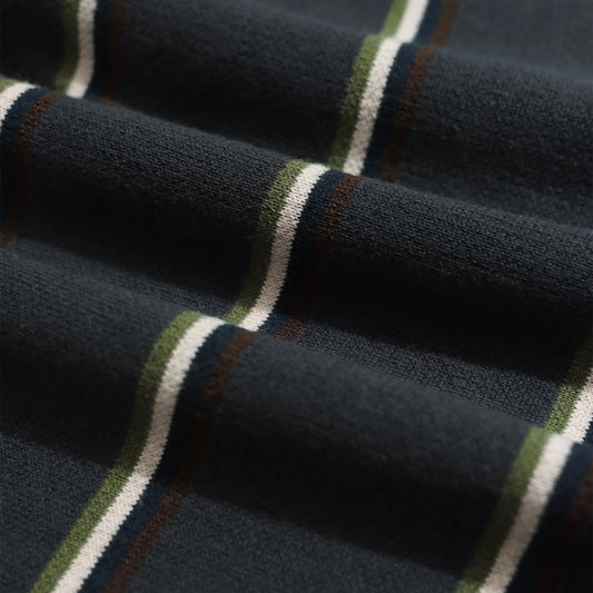 Zigger Cardigan - Grey Stripe