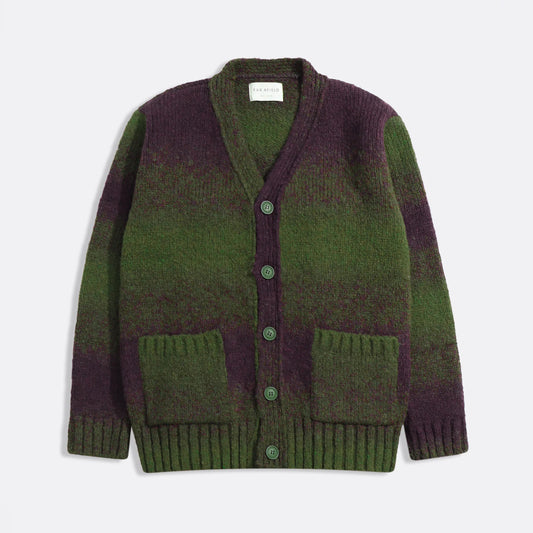 Buckley Cardigan - Purple / Green