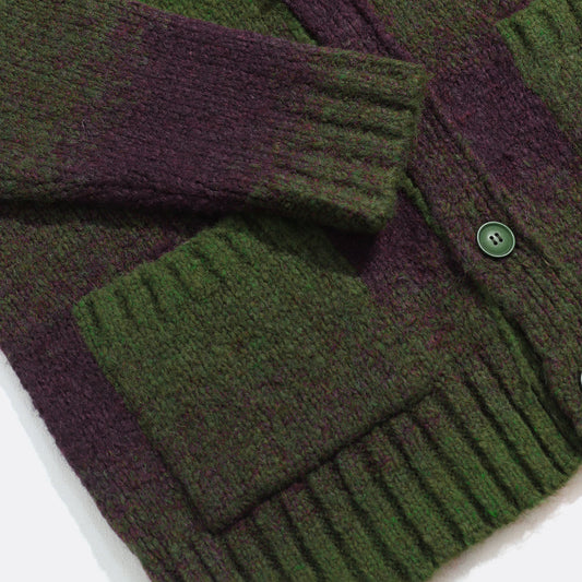Buckley Cardigan - Purple / Green