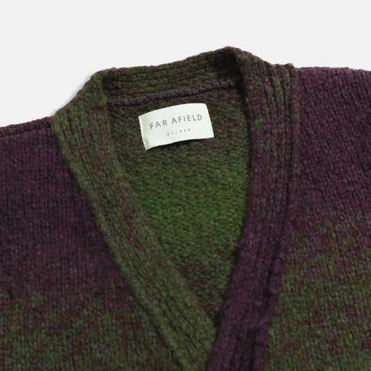 Buckley Cardigan - Purple / Green