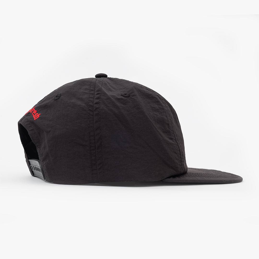 Akron 6 Panel Cap - Black