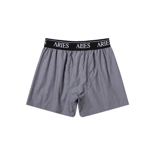 Stripe Poplin Classic Boxer Shorts - Blue
