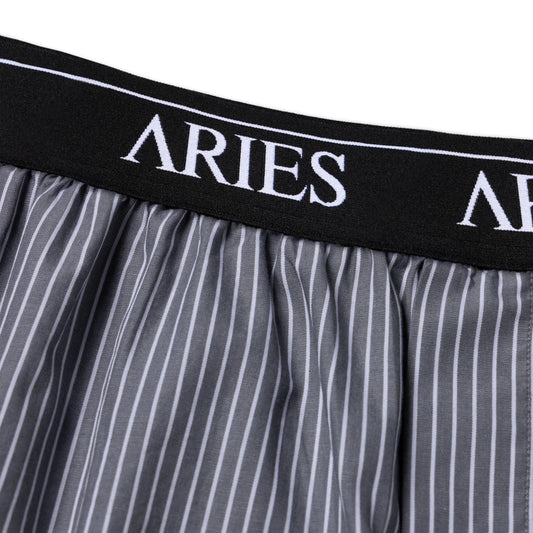 Stripe Poplin Classic Boxer Shorts - Blue