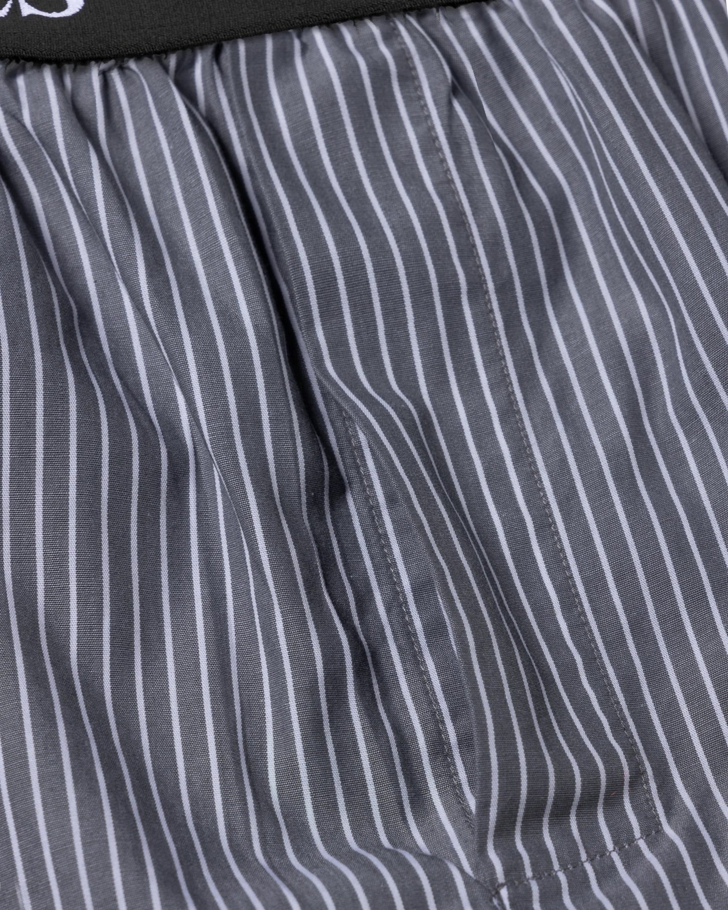 Stripe Poplin Classic Boxer Shorts - Blue