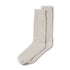 Towelling Column Sock - Ivory
