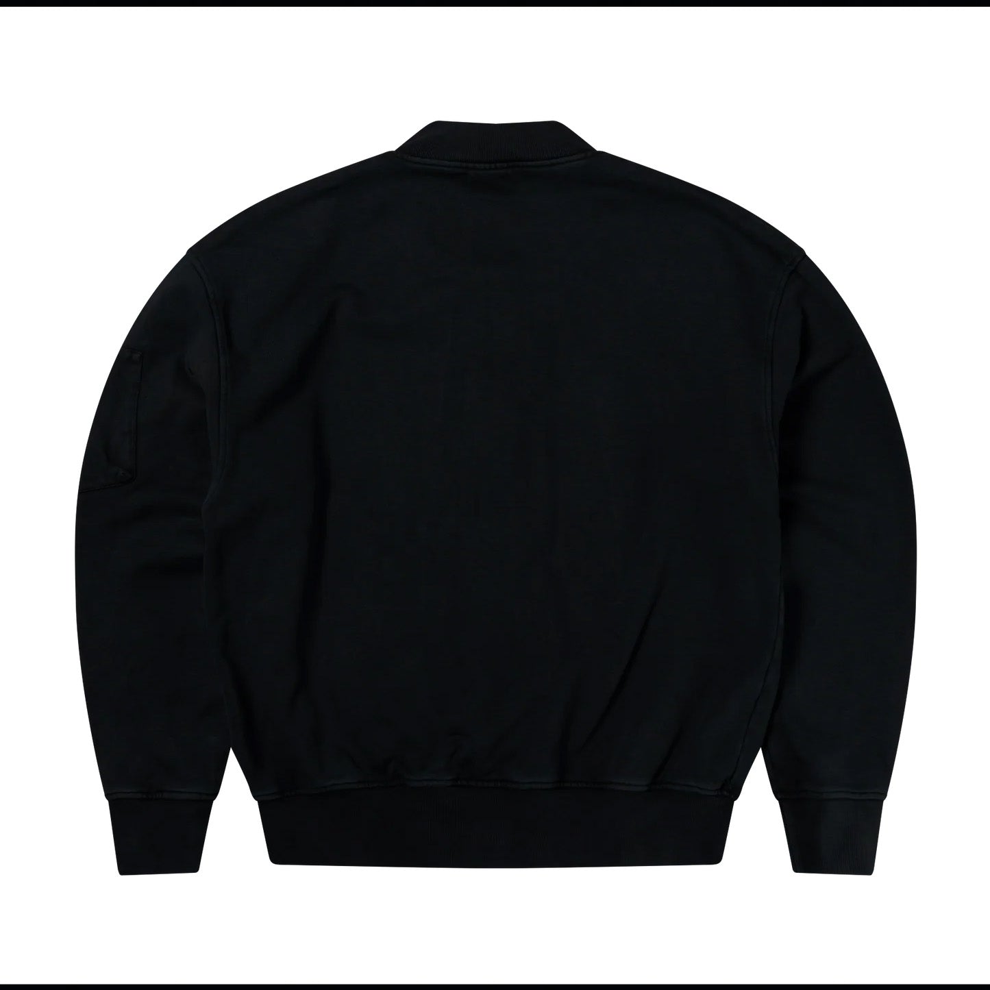 Premium Faded Temple Bomber - Black