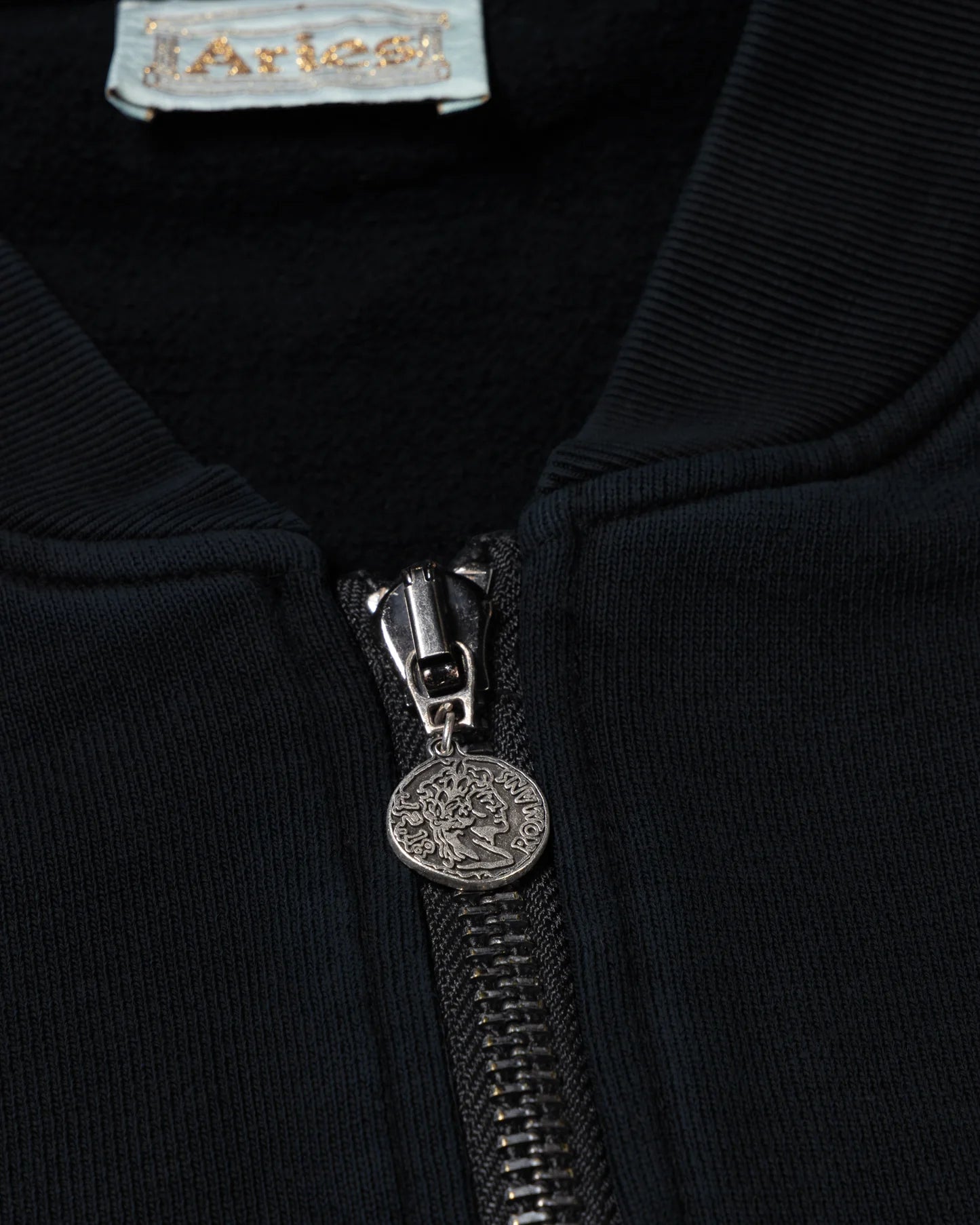 Premium Faded Temple Bomber - Black