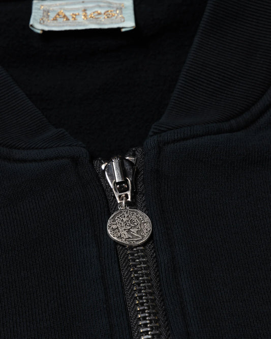 Premium Faded Temple Bomber - Black