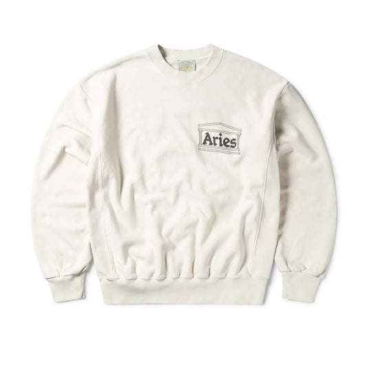Premium Aged Temple Sweatshirt - Off White