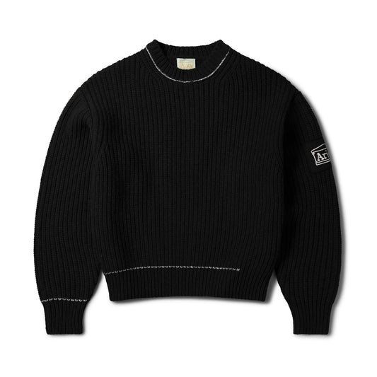 Chunky Knit Classic Jumper - Black