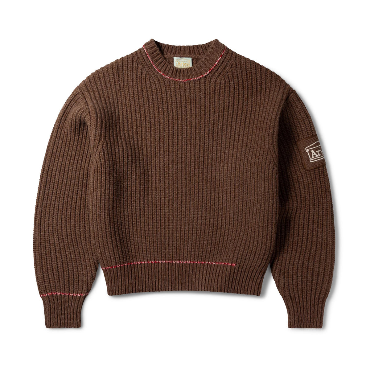 Chunky Knit Classic Jumper - Brown