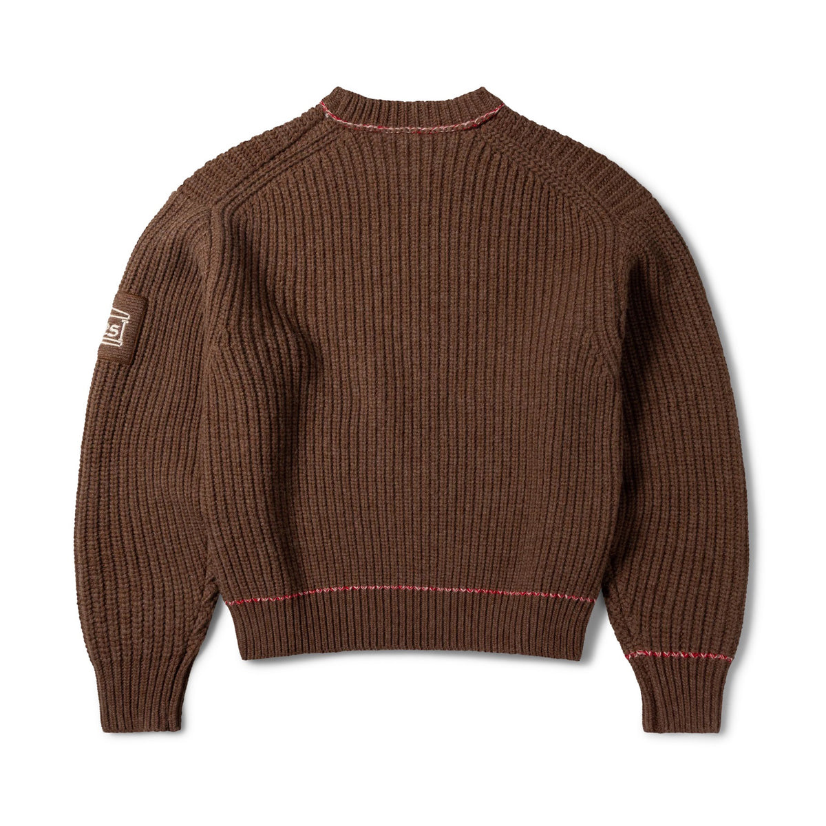 Chunky Knit Classic Jumper - Brown