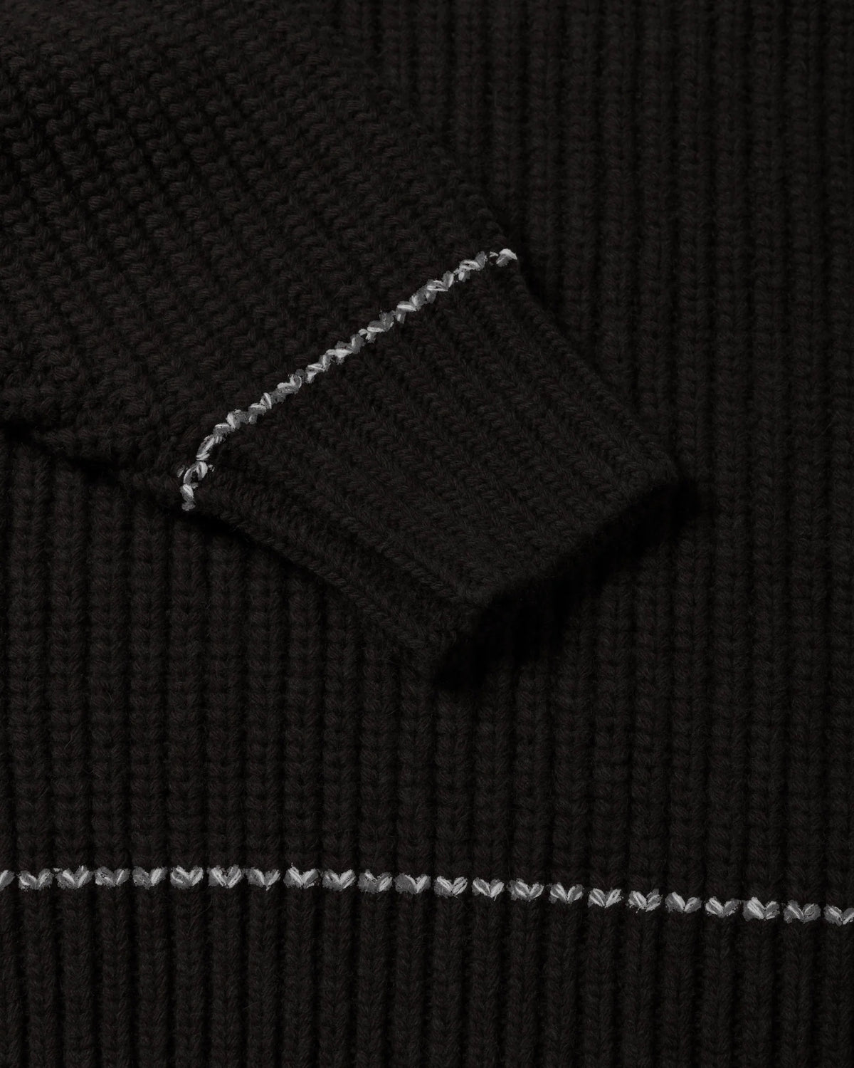 Chunky Knit Classic Jumper - Black