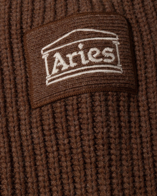 Chunky Knit Classic Jumper - Brown