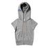 Angel of Nothing SS Hooded Zip Thru - Grey Marl