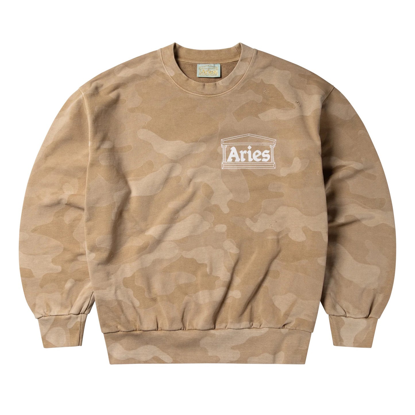 Aged Temple Camo Sweat - Desert