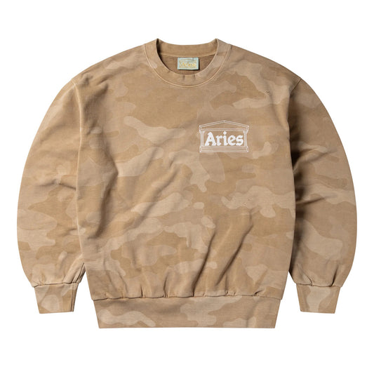Aged Temple Camo Sweat - Desert