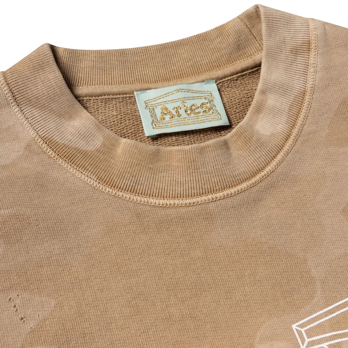 Aged Temple Camo Sweat - Desert