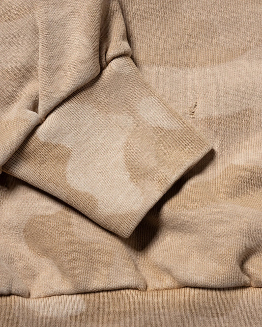 Aged Temple Camo Sweat - Desert