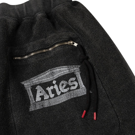 Aged Reverso Temple Sweatpant Black