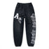 Premium Aged Cherub Column Sweatpant - Black