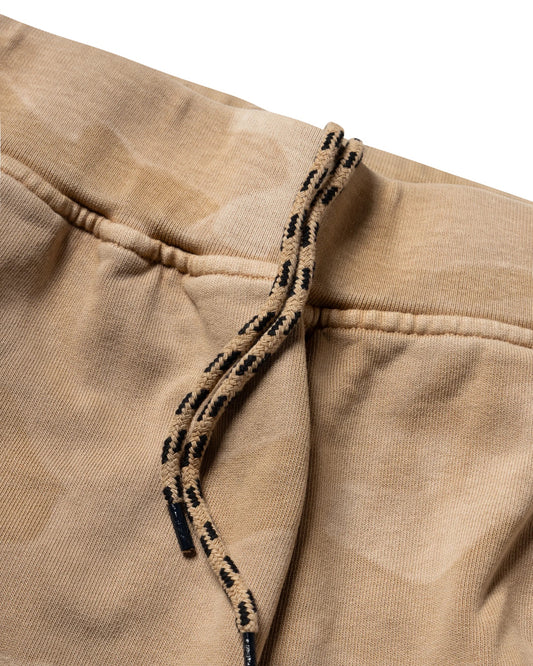 Aged Temple Camo Sweatshort - Desert