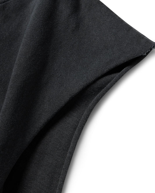Faded Gothic J'adoro Muscle Vest - Black