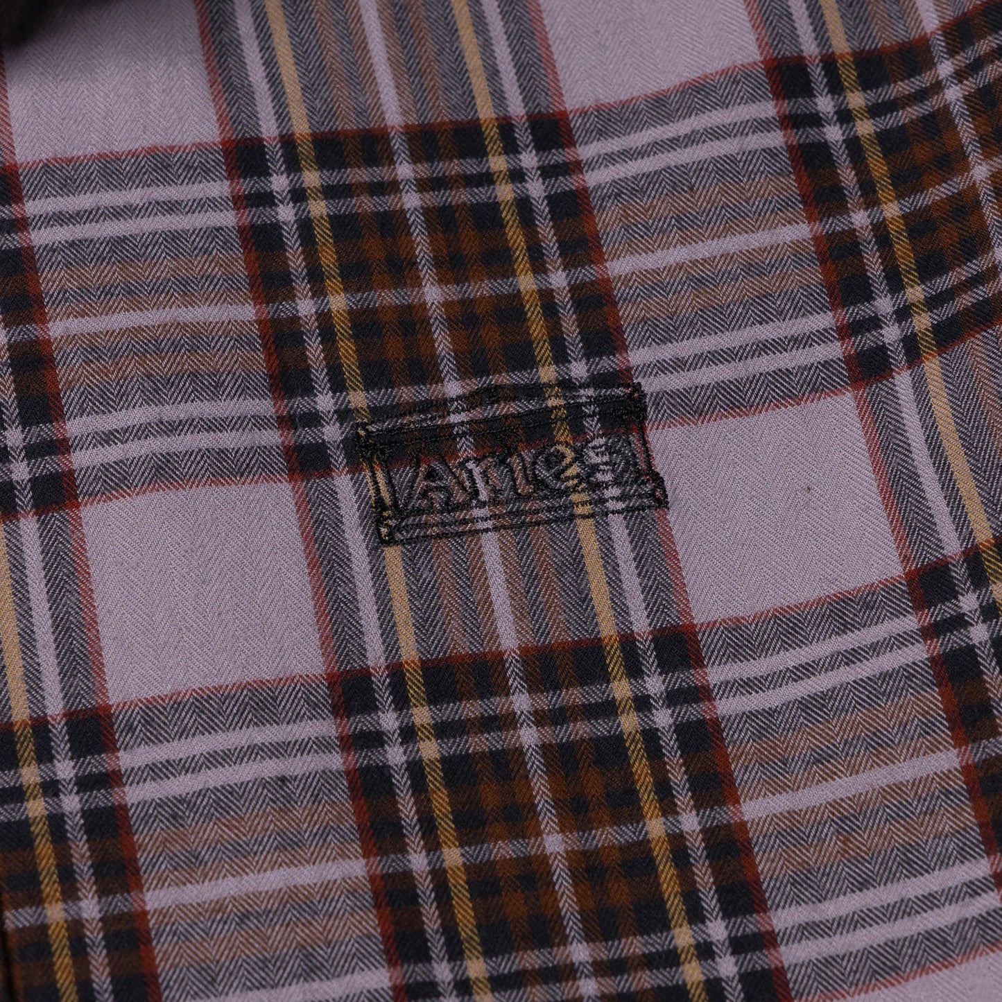 Overdyed Patchwork LS Shirt - Purple