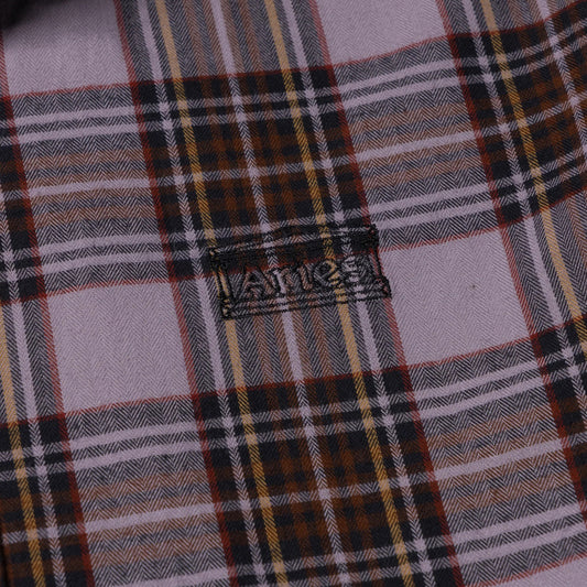 Overdyed Patchwork LS Shirt - Purple