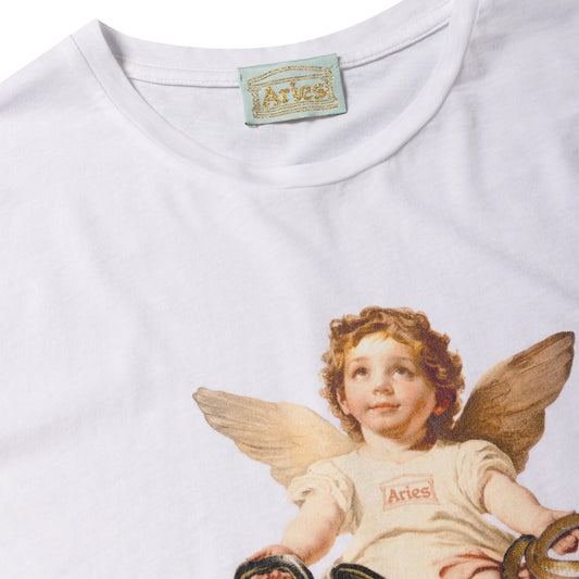 Lil Cherub Cap Sleeve Tee - Off White