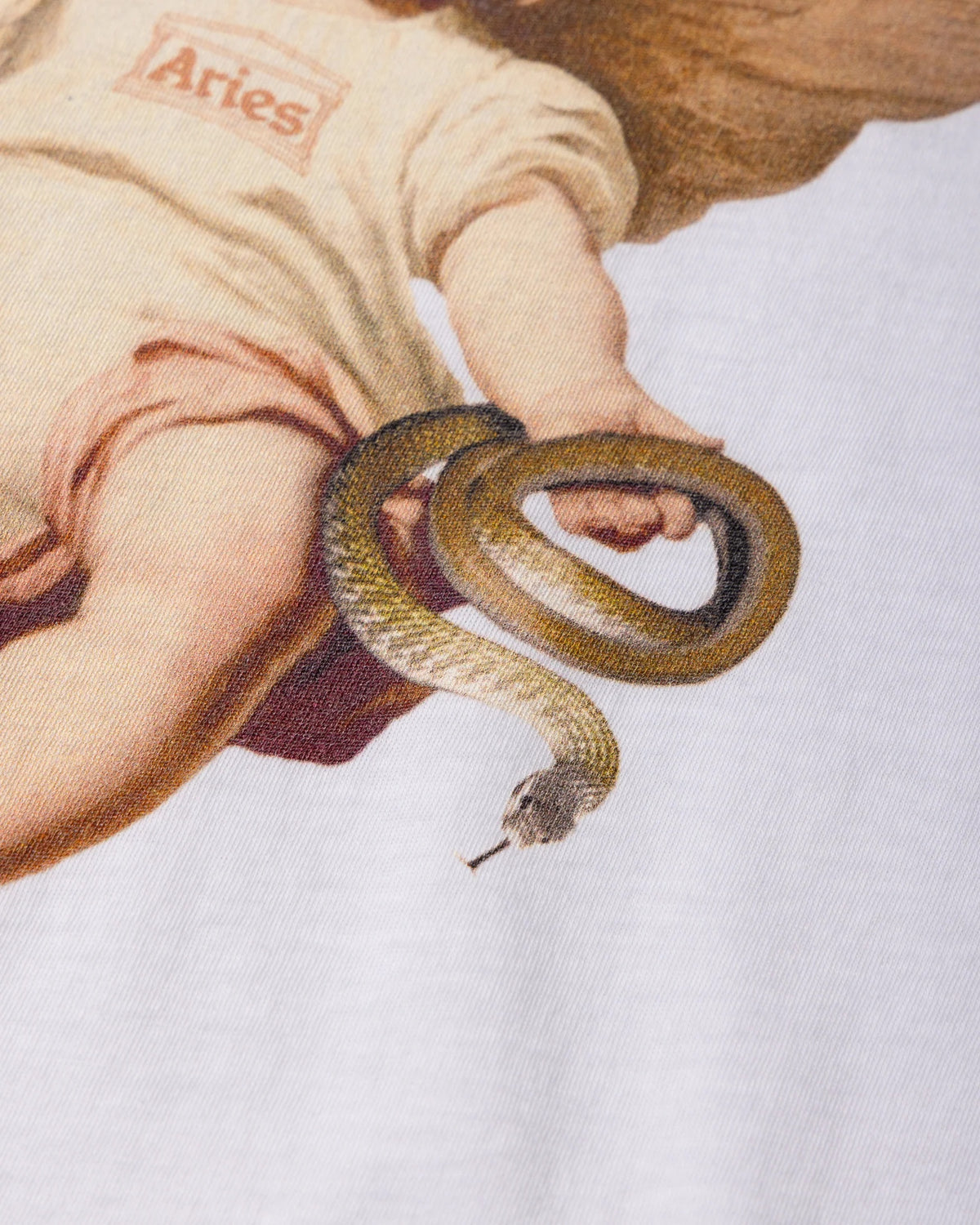 Lil Cherub Cap Sleeve Tee - Off White