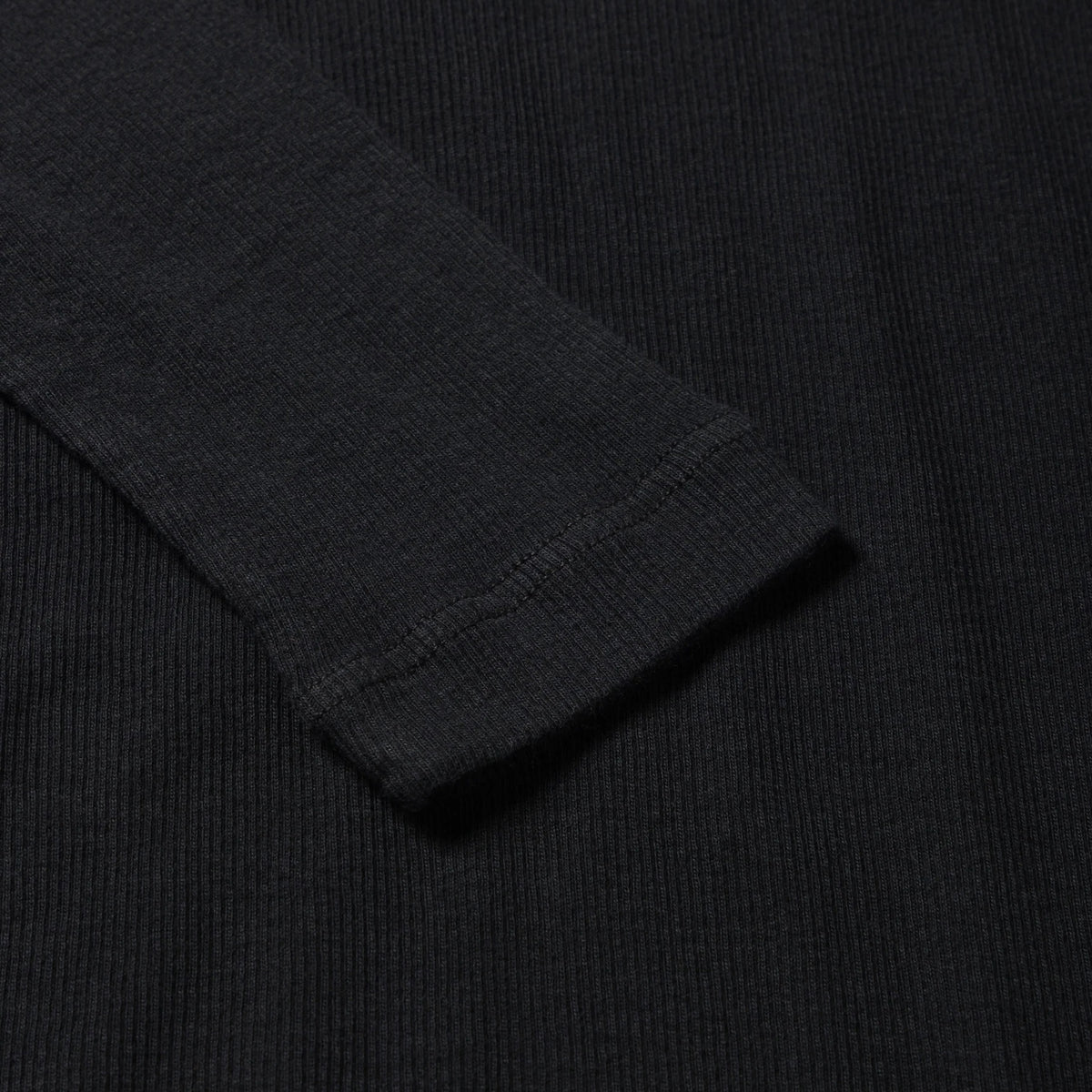 Temple Rib LS Dress - Black