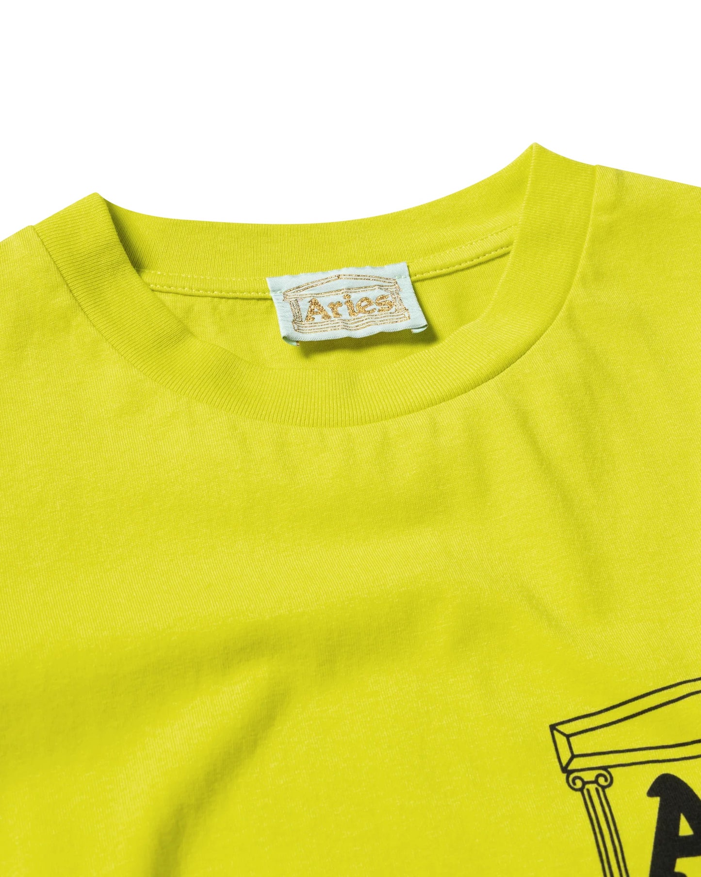 Temple SS Tee - Sulphur