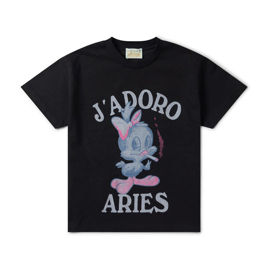 J'adoro Weedie Pie SS Tee - Black