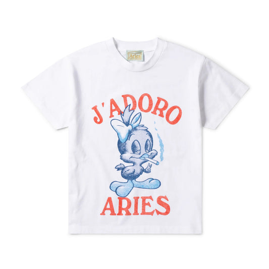 J'adoro Weedie Pie SS Tee - White