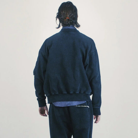 Premium Faded Temple Bomber - Black