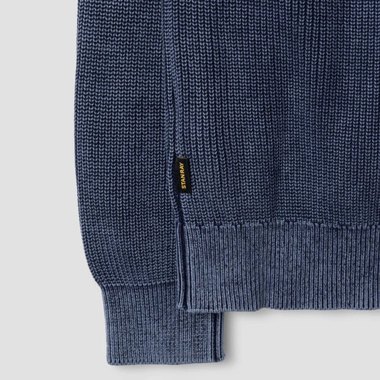 Knitted Sweater - Overdyed Navy