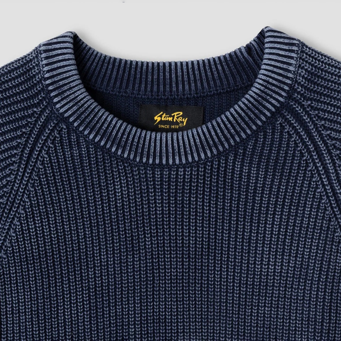 Knitted Sweater - Overdyed Navy