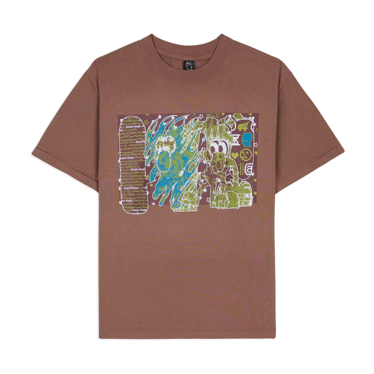 Aki Starswept Tee - Grey/Brown